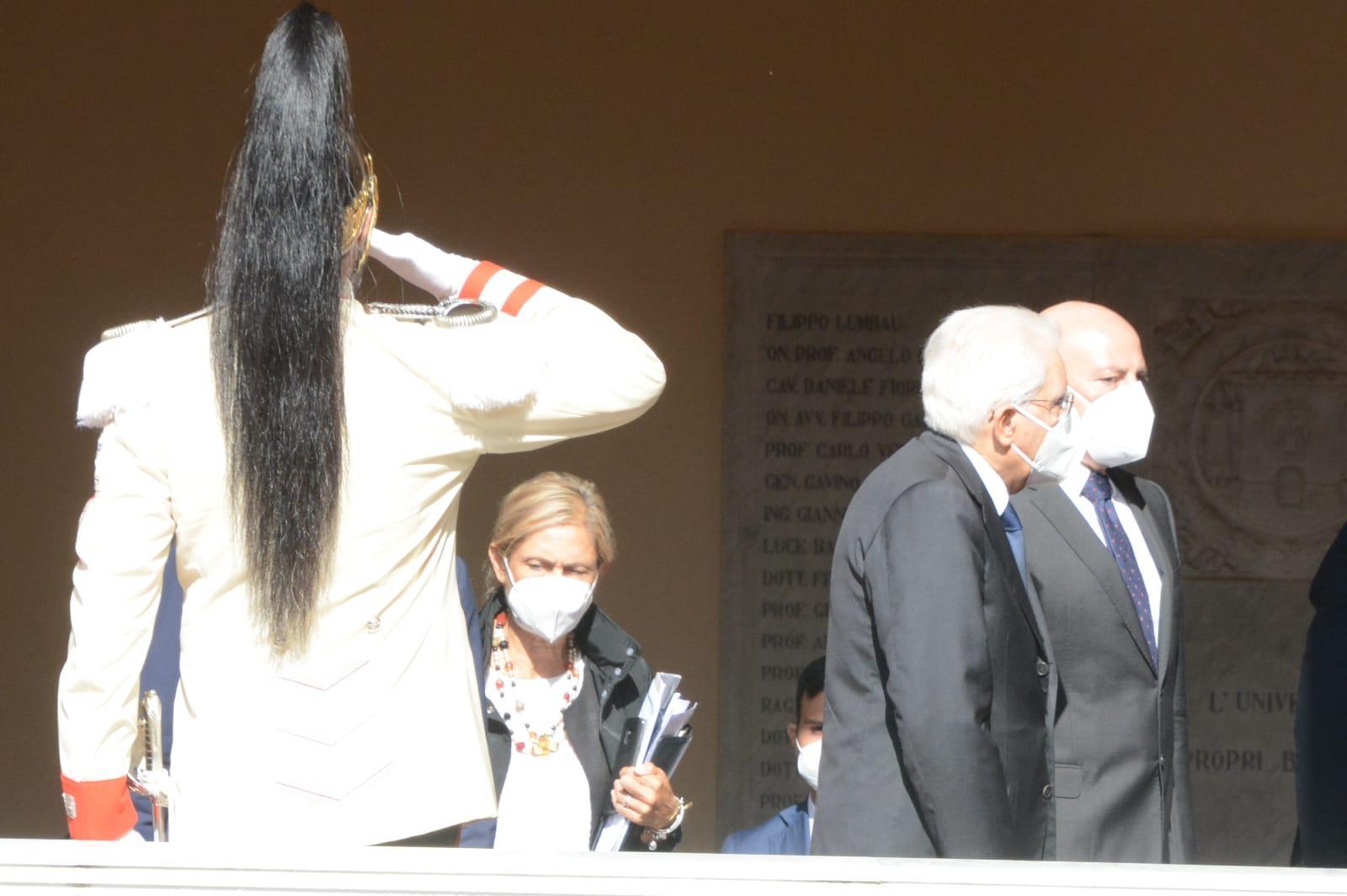 Sassari, il presidente Sergio Mattarella ricorda Francesco Cossiga 