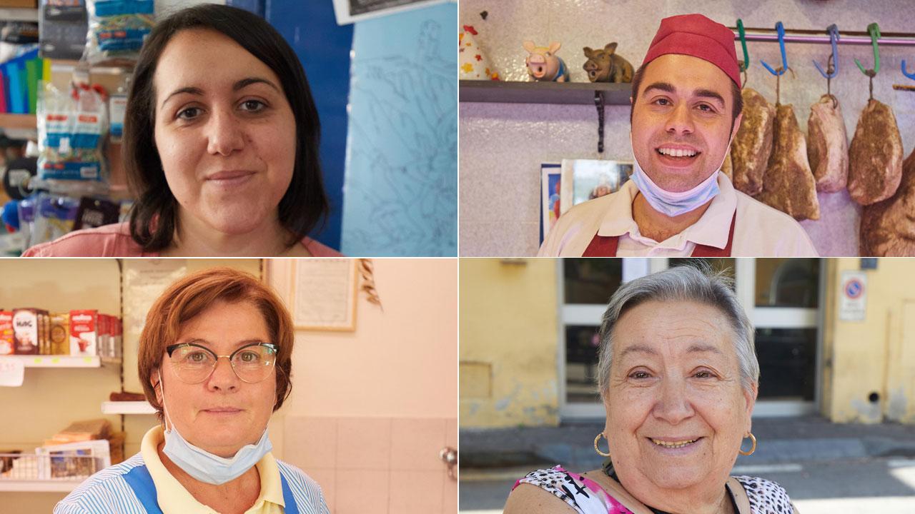 Nella foto partendo dall'alto a sinistra Emanuela Caputo, Dario Passarella, Anna Fulignati e Annamaria Emma