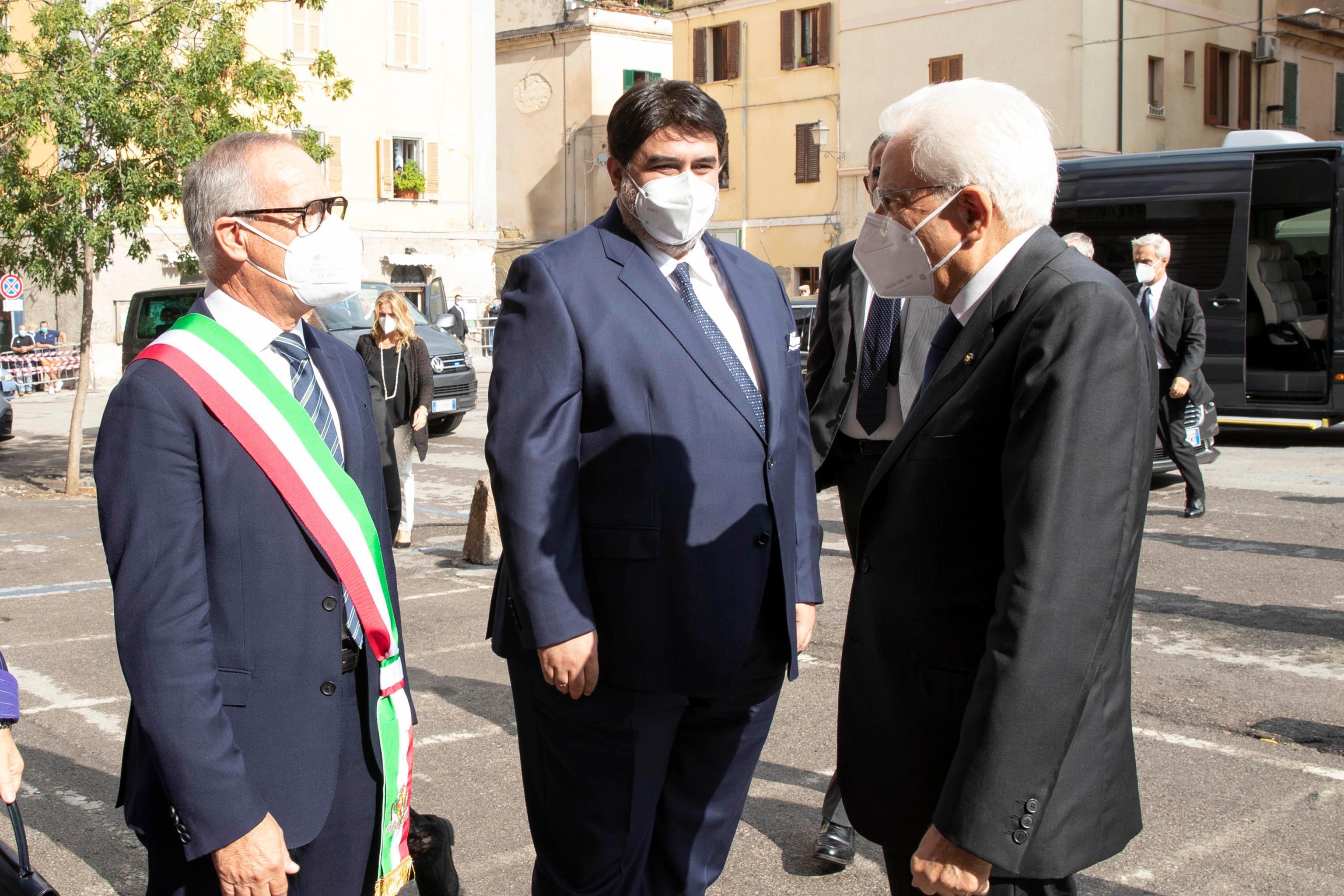Sassari, l'appello di Solinas a Mattarella: «Garantire l'autonomia della Sardegna»