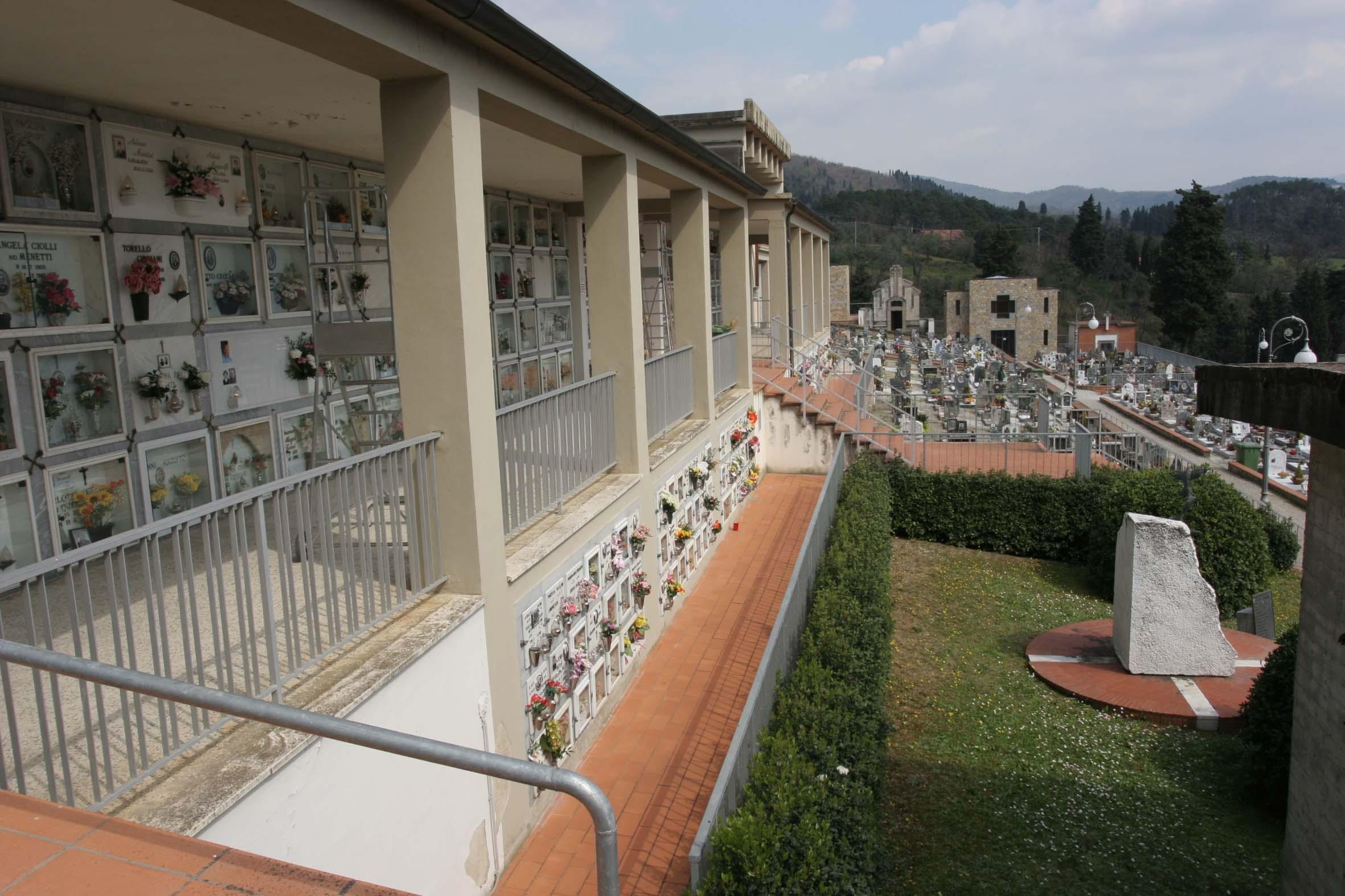Il cimitero della Rocca a Montemurlo