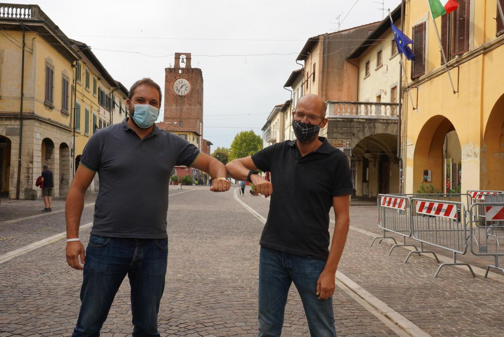 Da sinistra Leonardo Cosentini e Michelangelo Betti (Foto Franco Silvi)