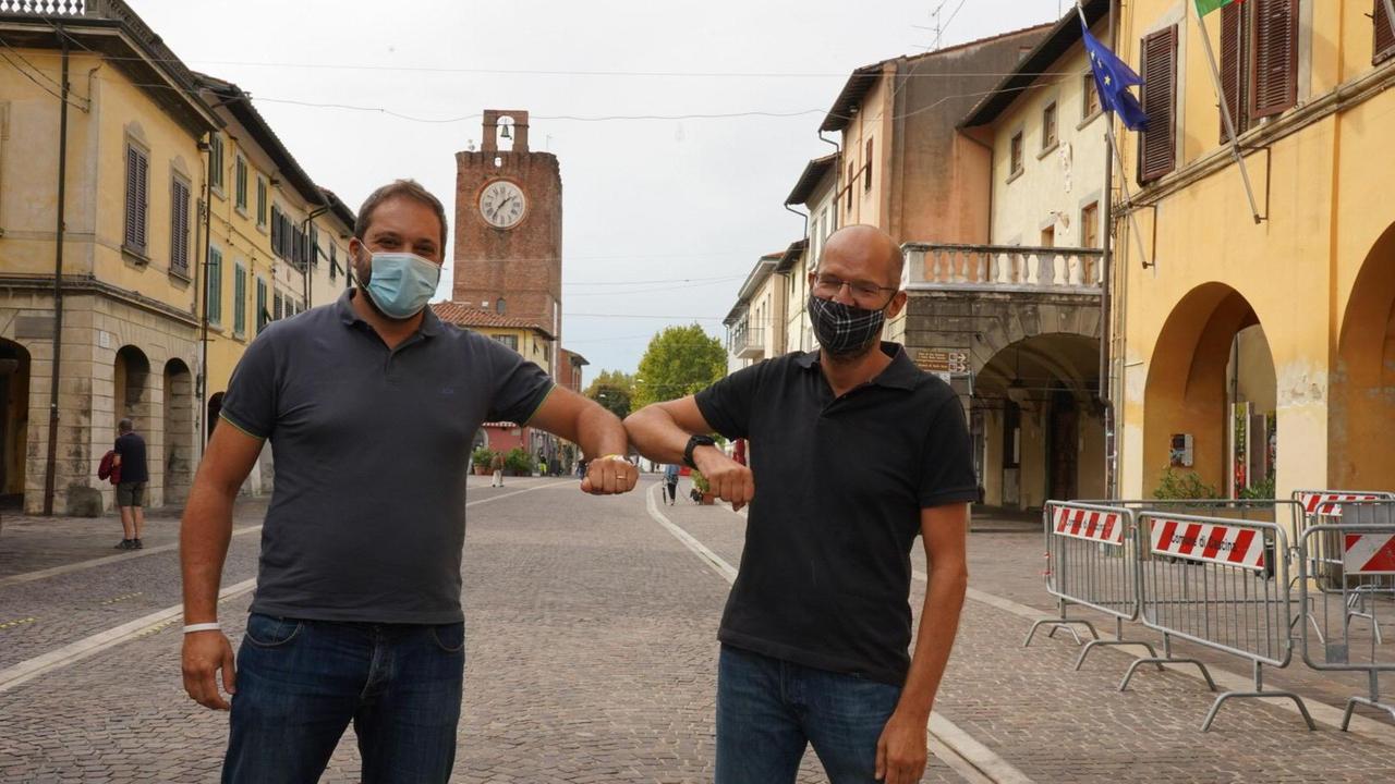Da sinistra Leonardo Cosentini e Michelangelo Betti (Foto Franco Silvi)