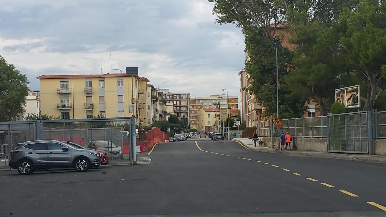 Il nuovo ponte in via dei Pensieri
