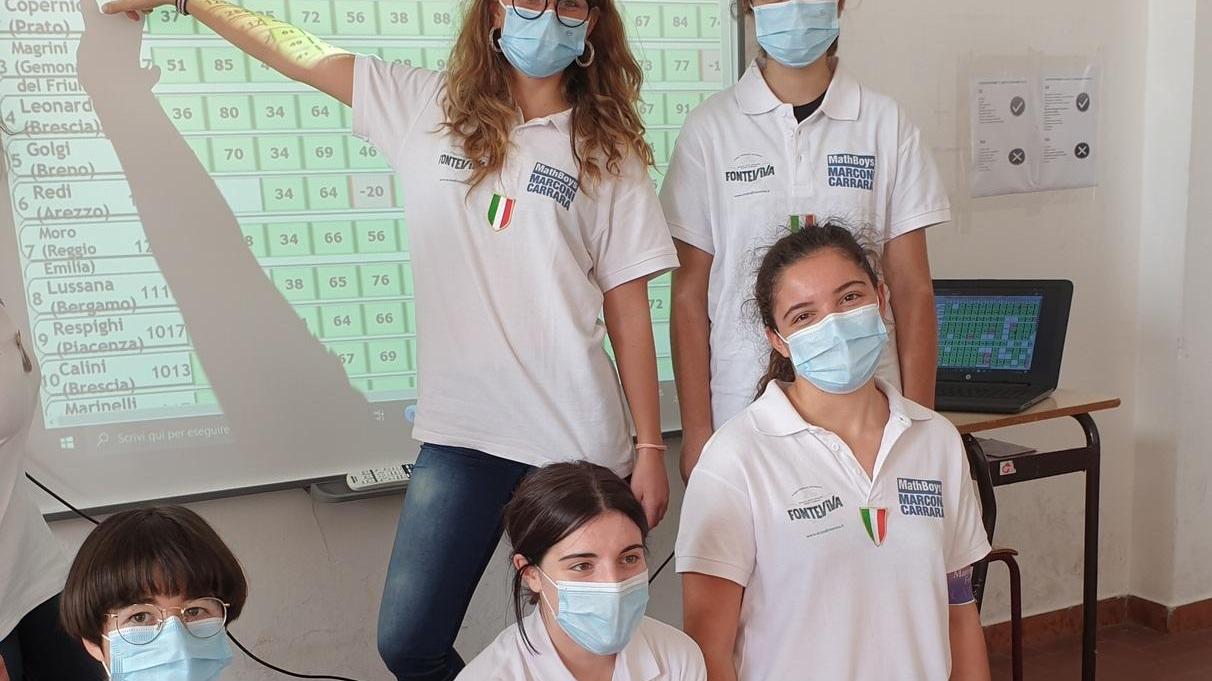 La ragazze del Marconi “super” in matematica