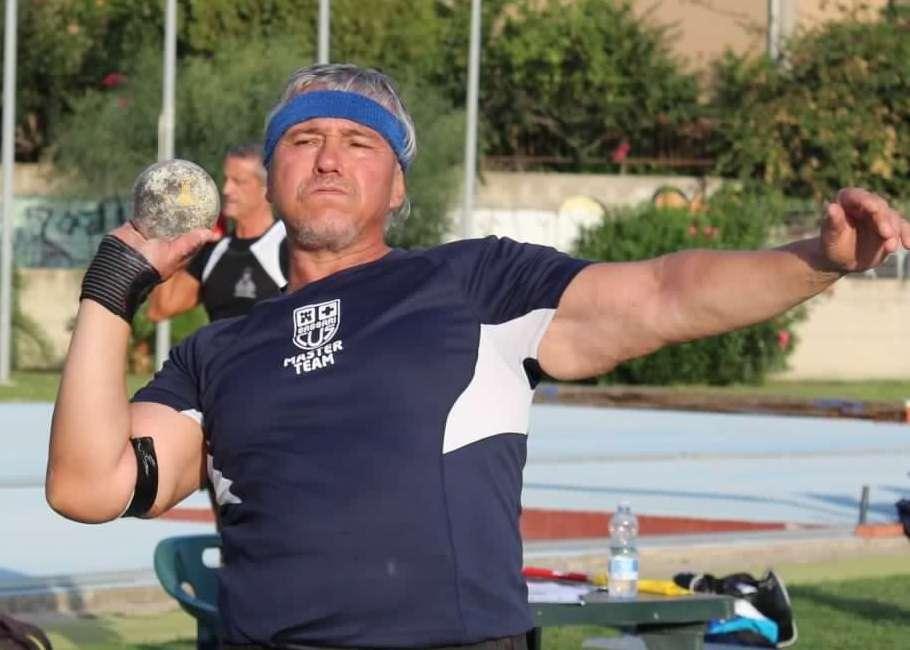 Ai campionati sardi master Giacomini è il re dei lanci 