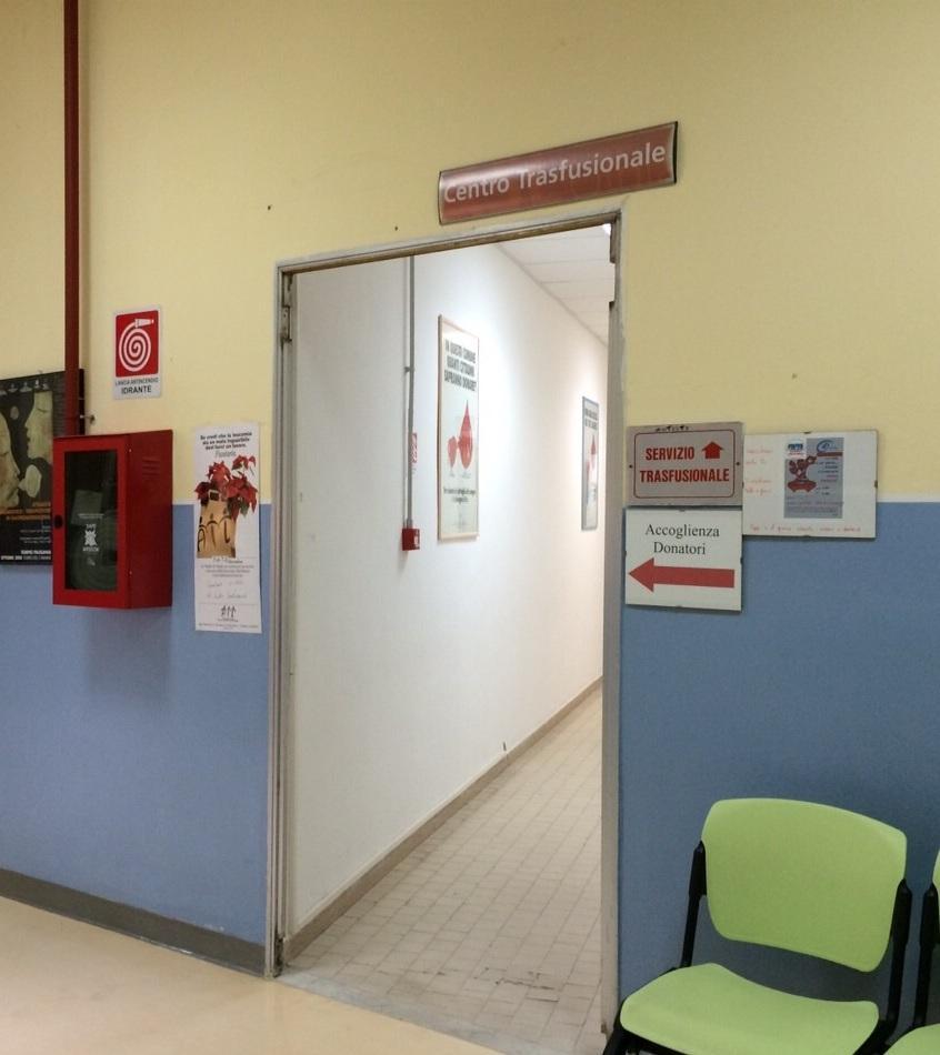 Organico ridotto all’osso centro trasfusionale in tilt 