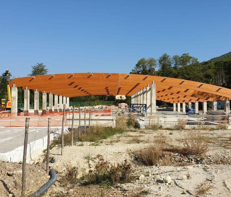 Piscina geotermica Montate le campate