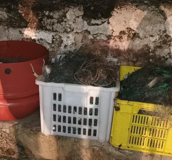 Rete da pesca illegale nella laguna del Calich sanzioni per 6mila euro