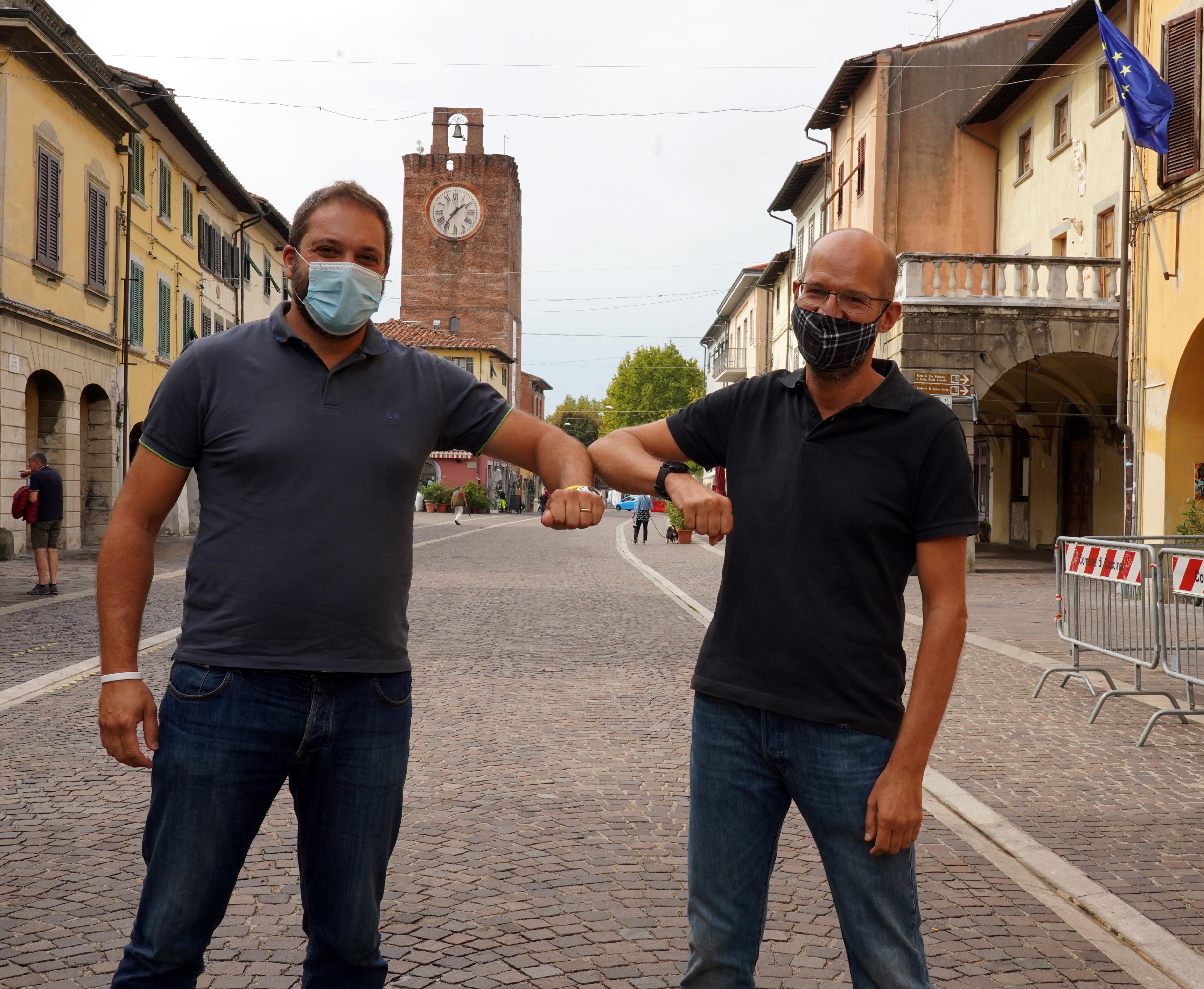 Da sinistra Leonardo Cosentini e Michelangelo Betti (Foto Franco Silvi)