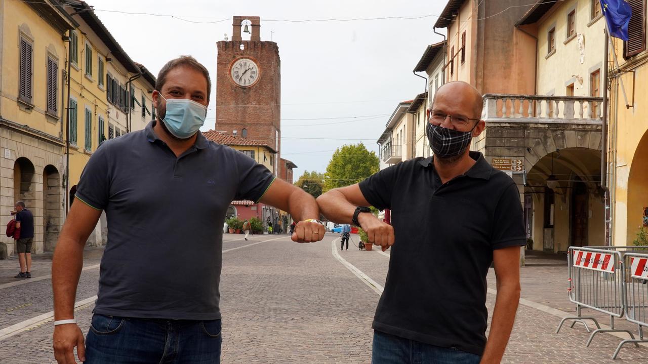 Da sinistra Leonardo Cosentini e Michelangelo Betti (Foto Franco Silvi)