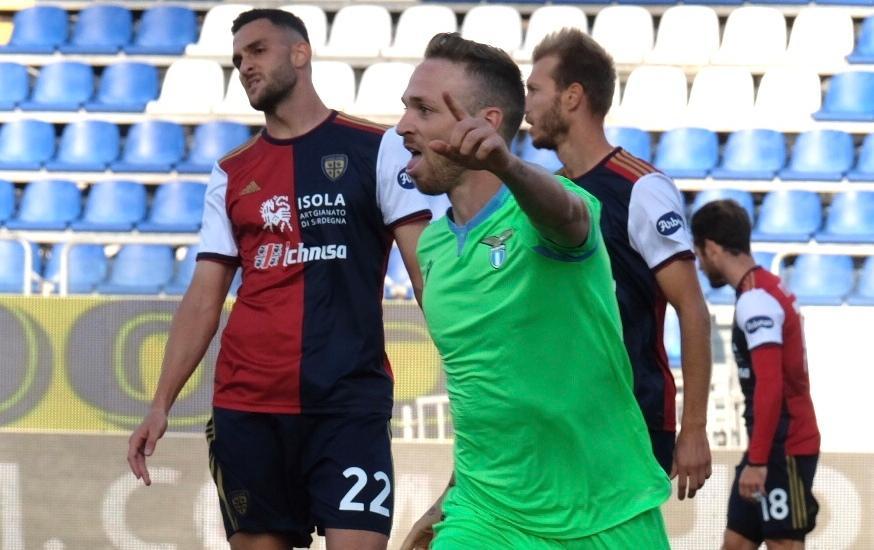 La Lazio fa un sol boccone di un Cagliari troppo mogio 