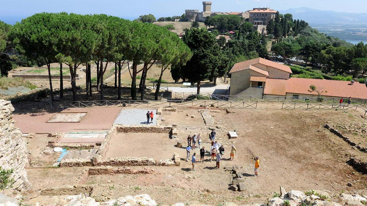 La foresteria all’interno dell’area dell’acropoli, nel parco archeologico di Baratti e Populonia