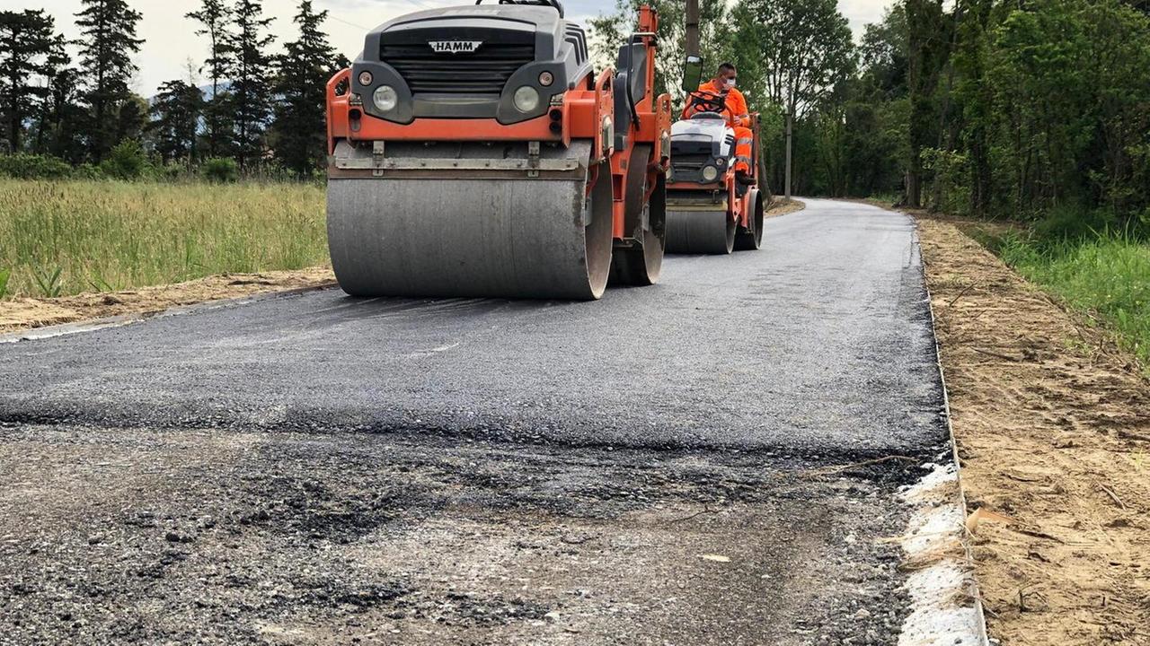 Ciclopista del Trammino iniziati i lavori finali con l’asfalto “natura”