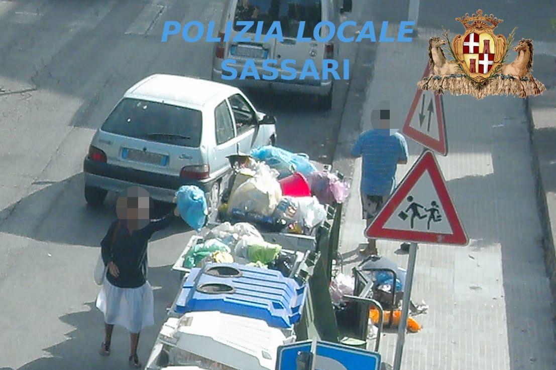 Dai paesi dell'hinterland a Sassari per liberarsi della spazzatura: sanzionate 40 persone 