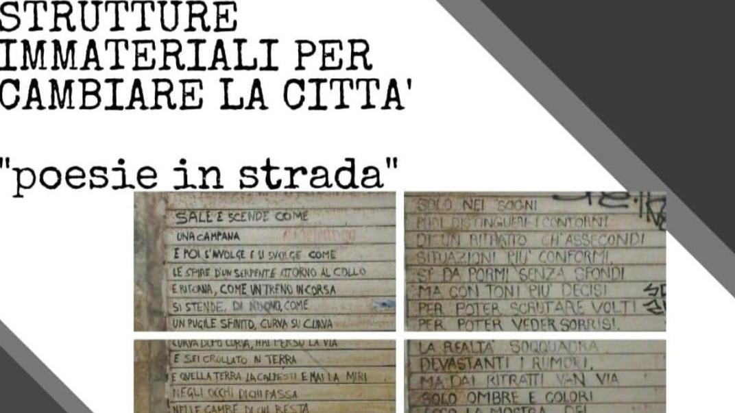 Ti scrivo una poesia sulla saracinesca: così si riporta la bellezza laddove non c’è