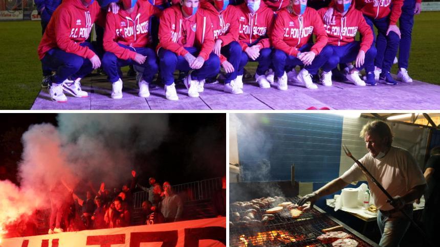 Ponsacco, una città in festa allo stadio per la presentazione della nuova squadra