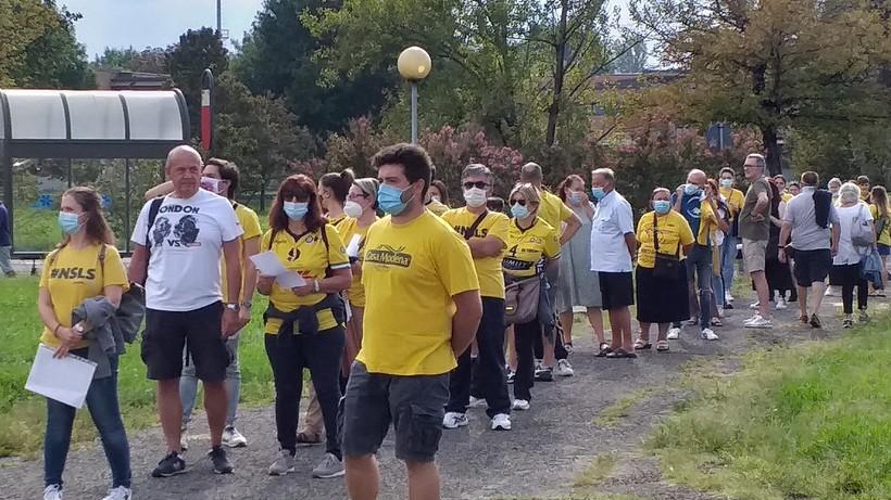 Gruppo Giallo e Gruppo Blu: ecco i tifosi della Leo Shoes
