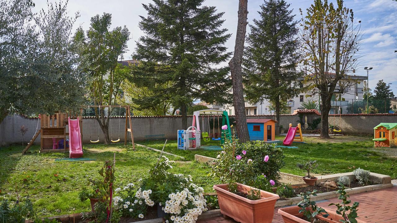 Il giardino della scuola materna paritaria "Beata vergine del Rosario" di Casale