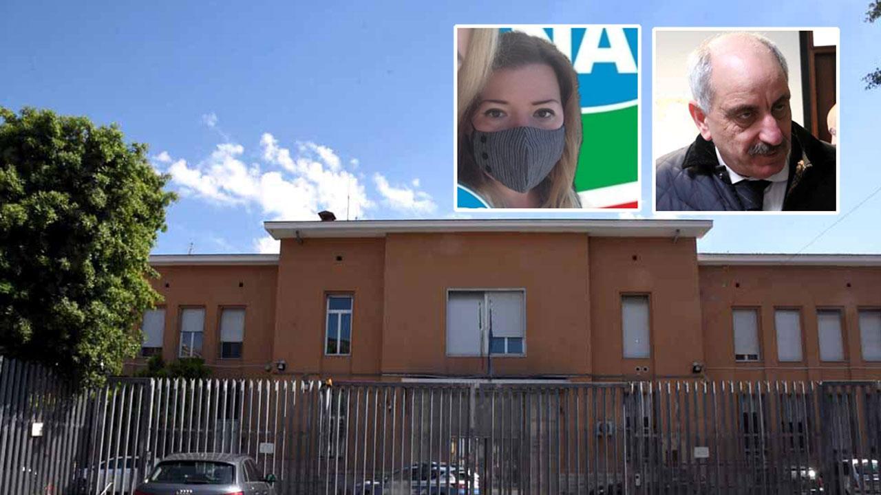 Il carcere di Massa (foto d’archivio), nelle foto a destra  Sonia Castellini di Azzurro Donna e l’avvocato Alessio Menconi