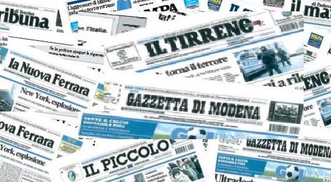 Gazzetta di Reggio e i quotidiani locali del gruppo Gedi in sciopero