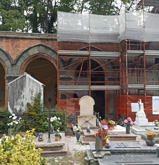 Partito l’intervento alla cappellina del cimitero