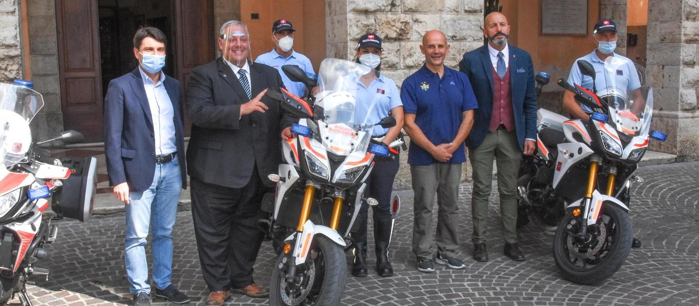 Polizia municipale a scuola di bikers
