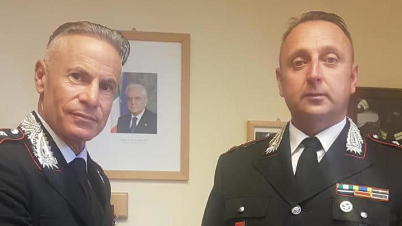 Fernando Baldi al comando del Gruppo carabinieri forestali