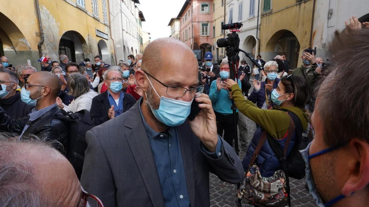 Il nuovo sindaco Michelangelo Betti (foto Silvi)