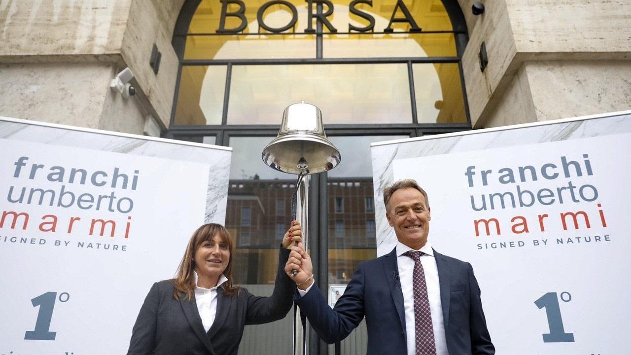 La Borsa italiana dà il benvenuto alla Franchi Umberto Marmi