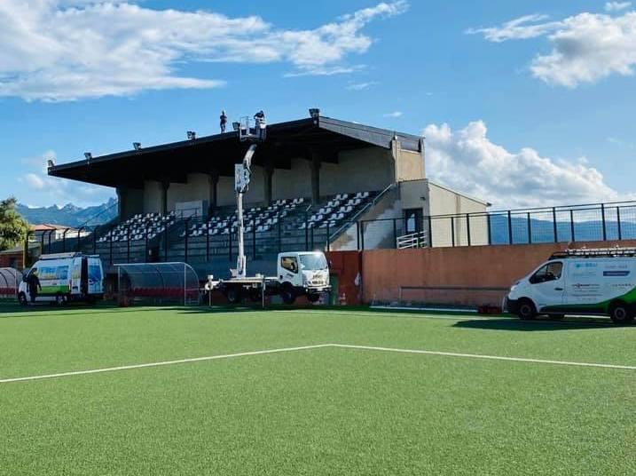 Una rivoluzione energetica al campo sportivo “Limbara”