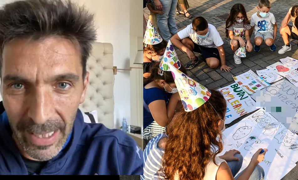  Bimbo in isolamento per il Covid da 68 giorni, il videomessaggio di Buffon: "Quando sarai guarito ci vedremo" 