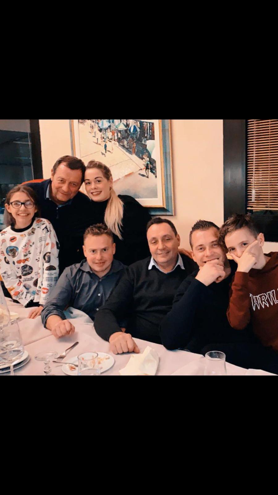 La famiglia di Roberto Sivieri al gran completo