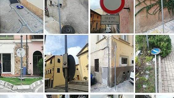 Cartelli stradali e abbandono La denuncia di Fornino