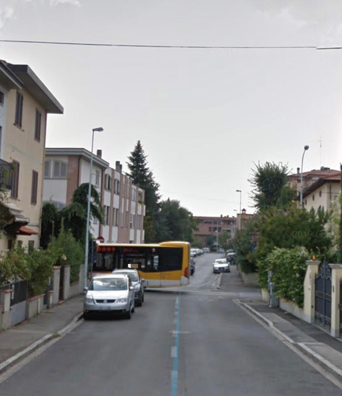 Via Bindi, la strada di Grignano dove è avvenuta la rapina