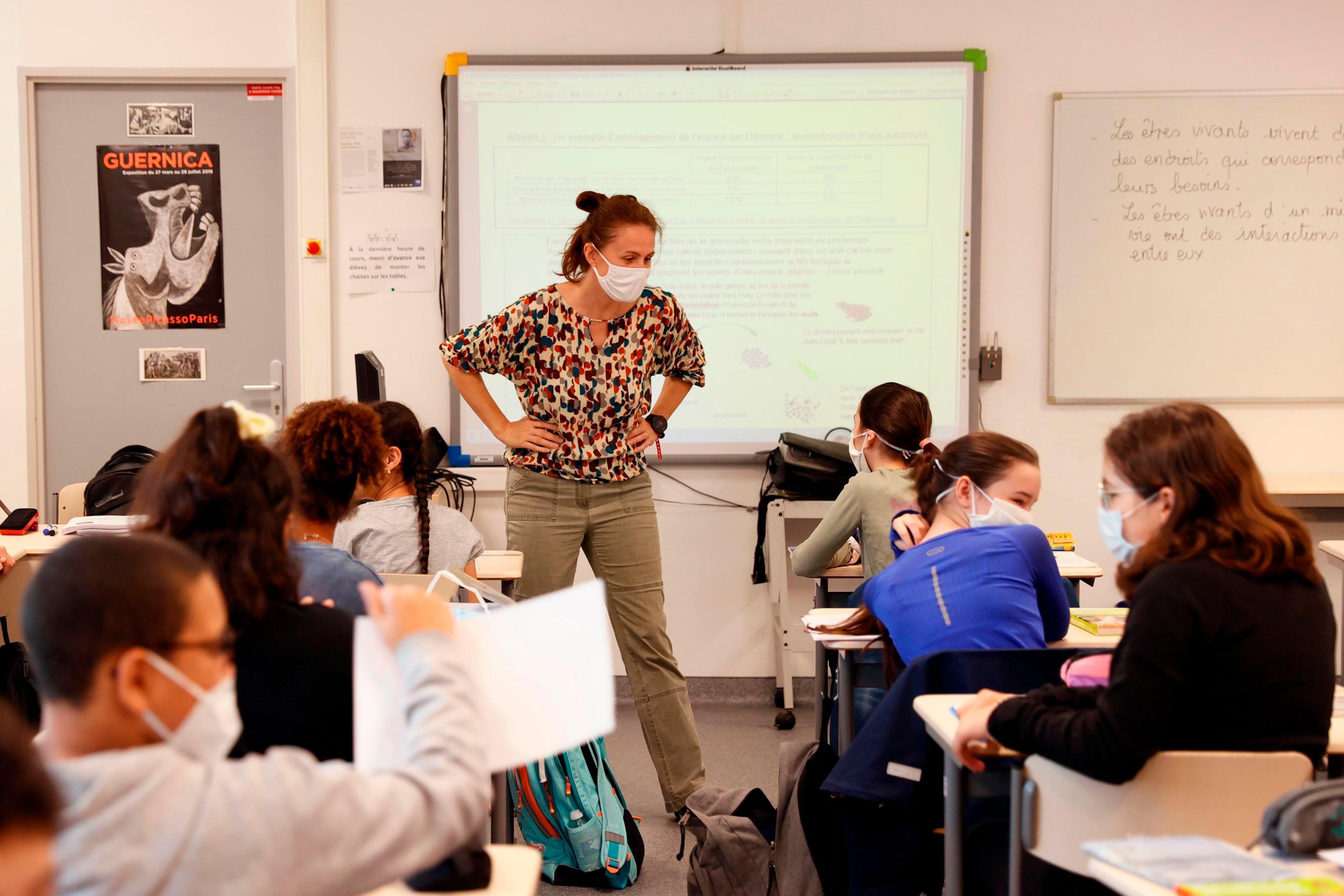Una classe (foto archivio)