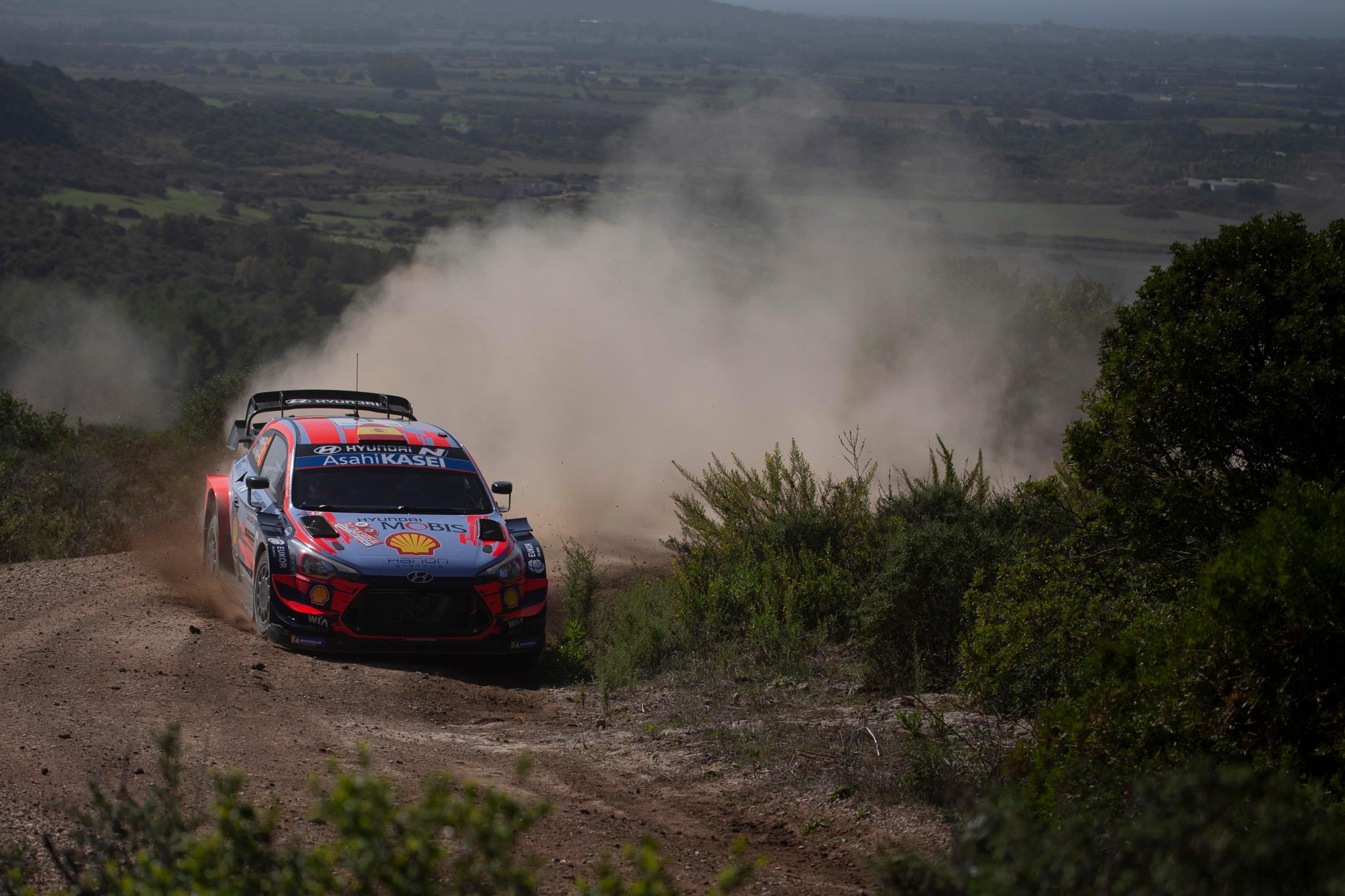 Lo spagnolo Dani Sordo in azione
