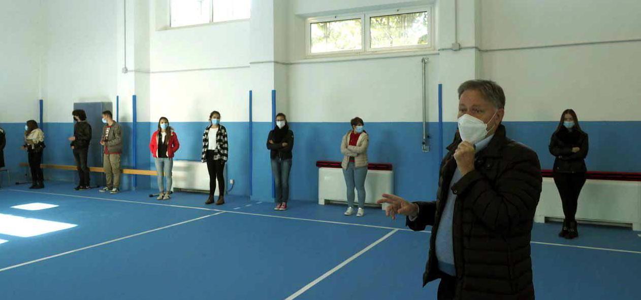 Inaugurata la nuova palestra del Leopardi 