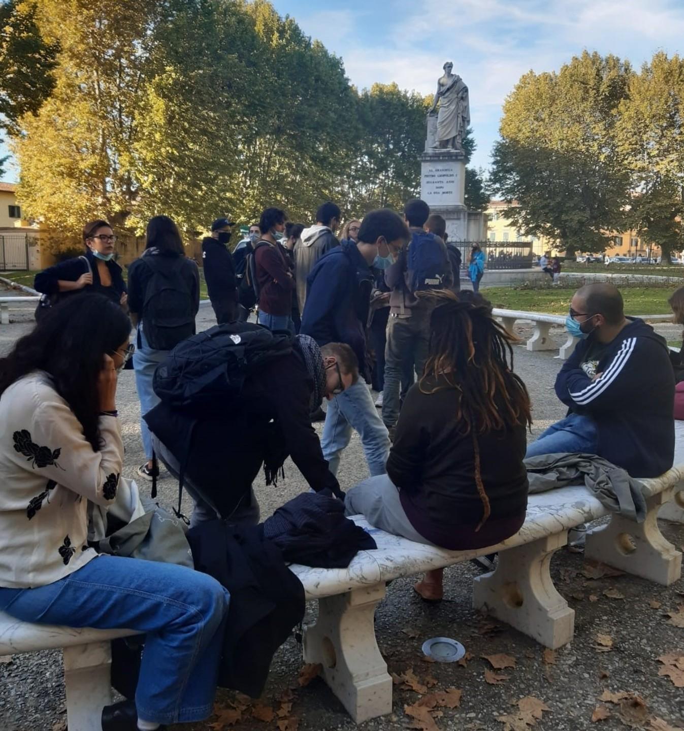 Gli studenti in assemblea permanente 