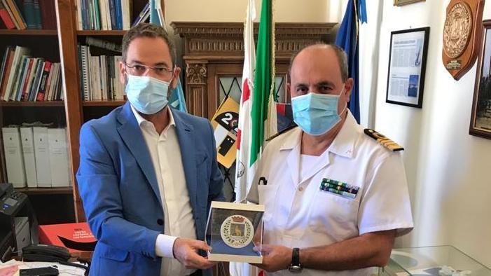 Il direttore marittimo in visita alla Capitaneria