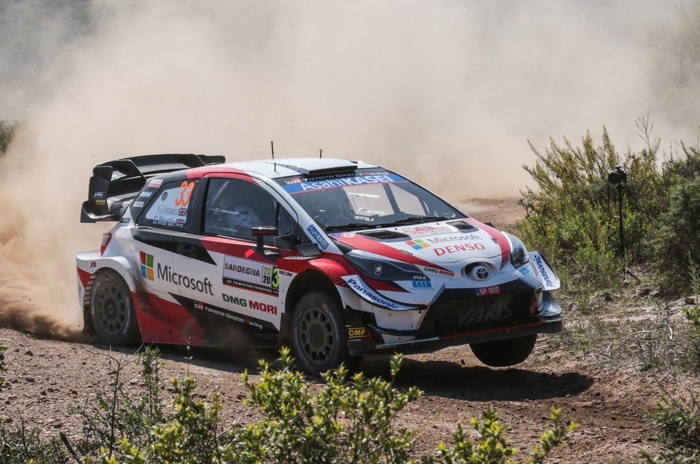 Tanak e Evans dominano lo shakedown di Olmedo 