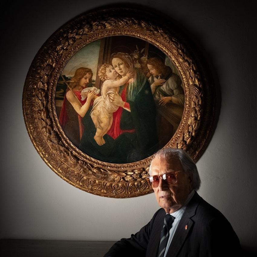 L'antiquario Gianfranco Luzzetti e il "tondo" del Botticelli