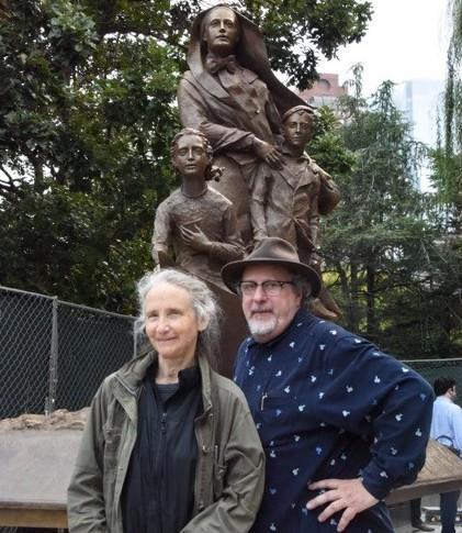 Lo scultore Biagi inaugura un’opera a New York
