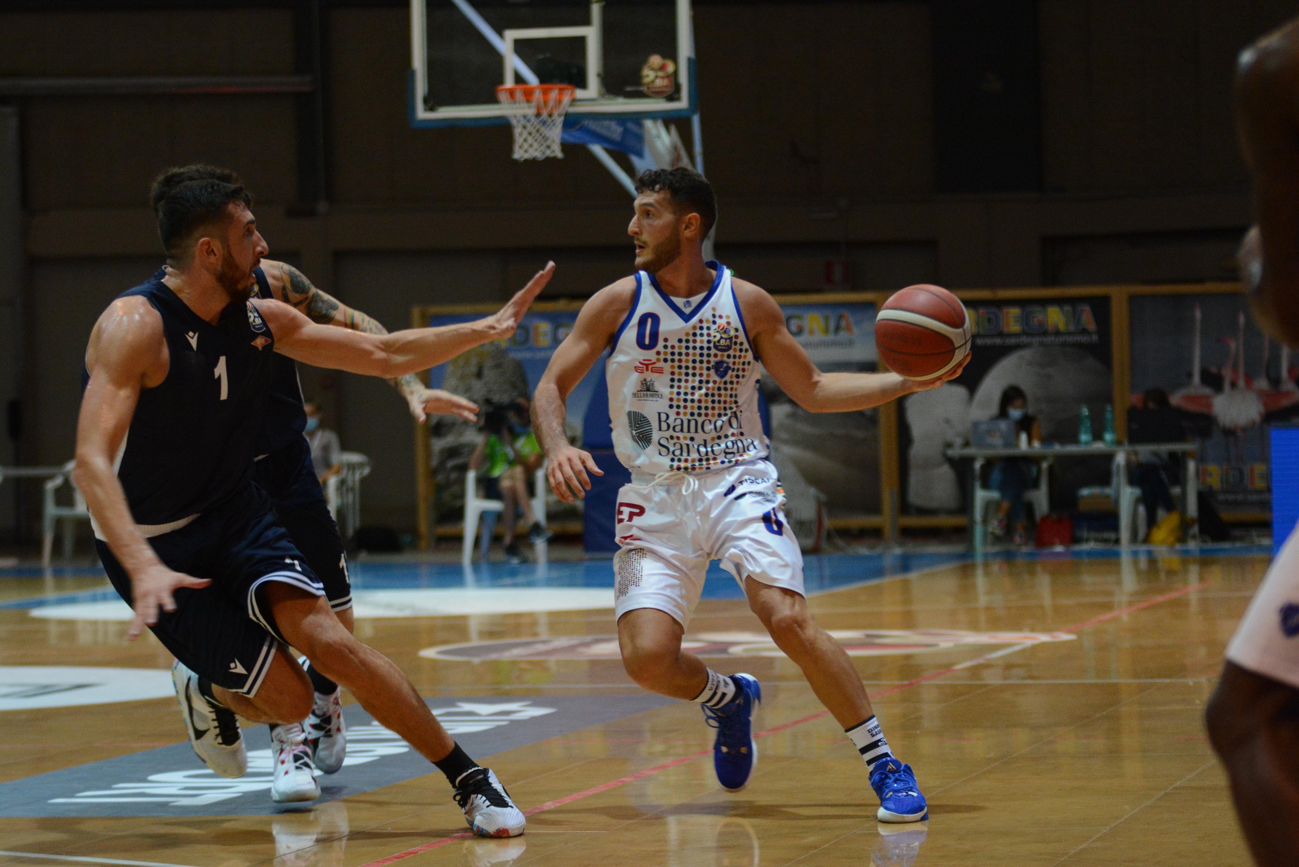Marco Spissu in azione durante una delle due sfide di Supercoppa