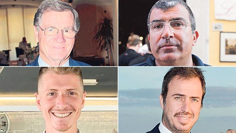 Sopra Romano Franceschini e Michele Marcucci. Sotto Lorenzo Tosi e David Vaiani