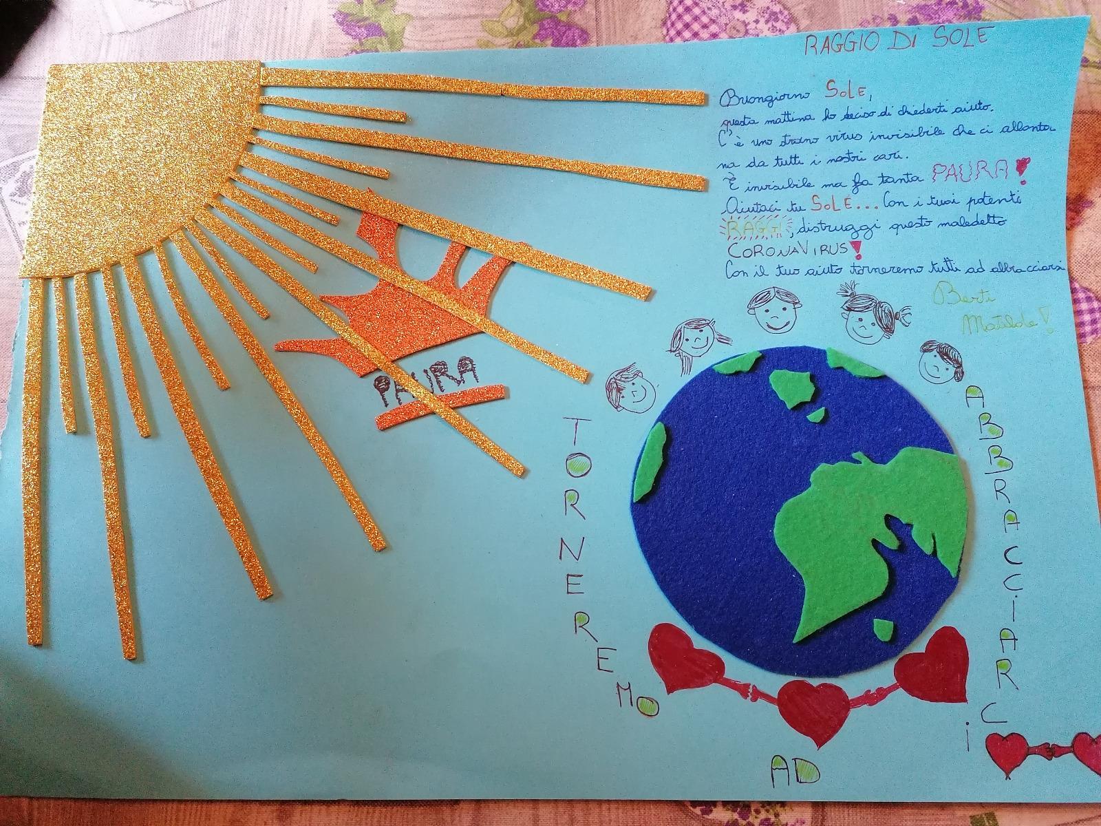 Un disegno fatto da uno studente empolese