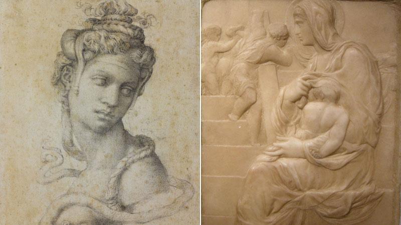 Michelangelo Buonarroti: Cleopatra (1535 circa) e Madonna della scala (1490 circa)