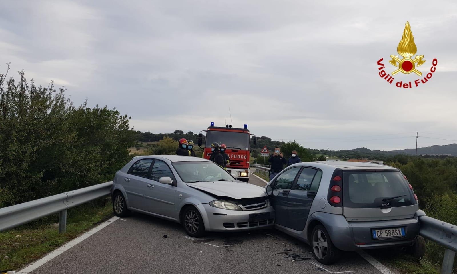 Incidente sulla provinciale 128bis, due feriti all'ospedale di Ozieri 