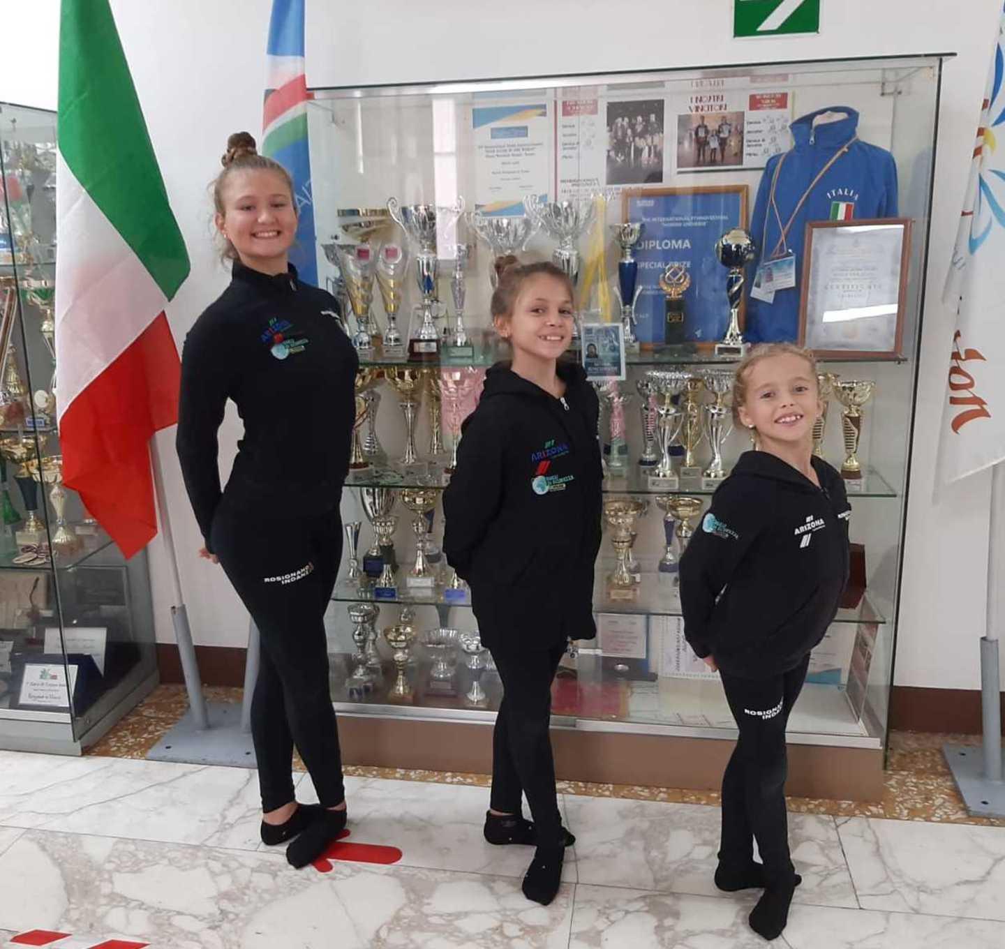 Da sinistra: Denasa, Margherita e Jennifer