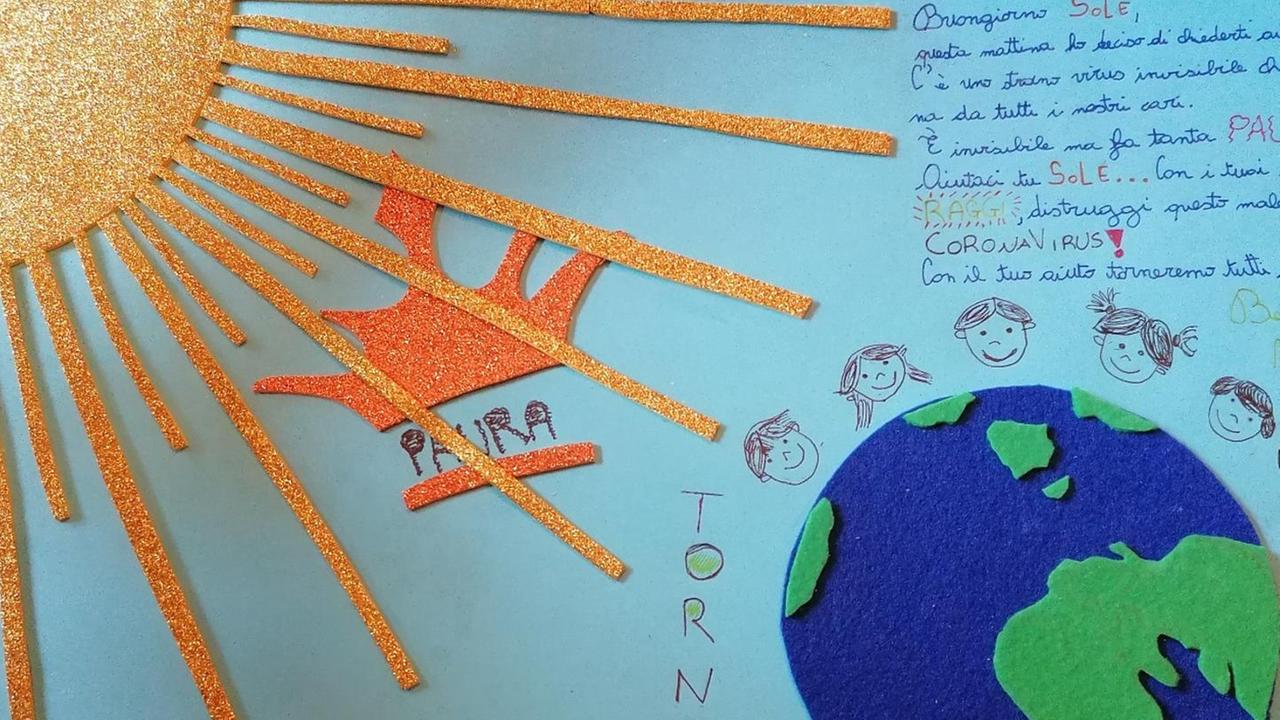 Poesie e disegni degli studenti per raccontare il lockdown
