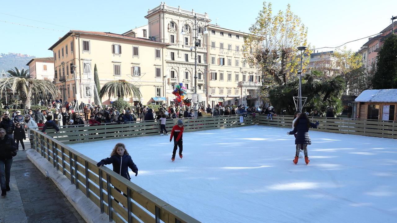 Pista di pattinaggio in forse, in attesa di chiarimenti sulle norme anti Covid (Foto Nucci)